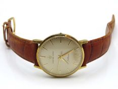 An 18ct gold cased gents Eterna Matic Centenaire
