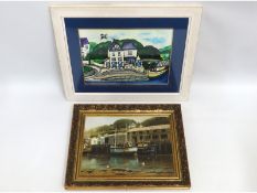 Celia Duncan, a framed & glazed acrylic titled 'Ma