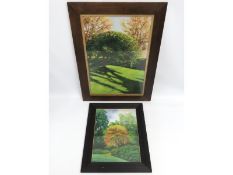 Charles Summers (b.1945), framed & glazed oil on b