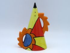 An art deco style Lorna Bailey sifter, signed, thi