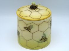 A Dennis China Works jar & cover designed by Sally