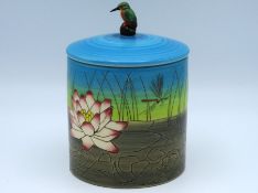 A Dennis China Works jar & cover designed by Sally