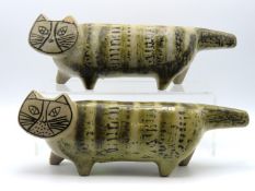 Lisa Larson (1931-2024), a pair of Gustavberg stud