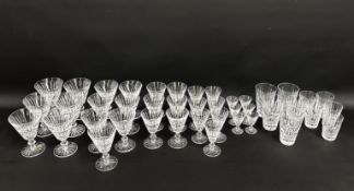 Six Waterford Crystal Maeve pattern white wine gla
