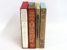 Four Folio Society books including The Celts by Ho