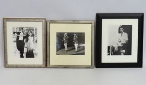 Three framed & hand signed photographs: Fred Astai