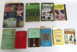 A selection of natural history type books includin