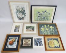 Pat Roseveare, Plymouth artist, a selection of pai