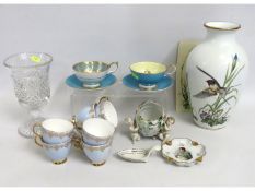 A set of six Royal Albert tea cups & saucers, two