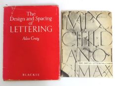 Book: 1962 edition of The Design & Spacing of Lettering by Alisa Craig published by Blackie twinned