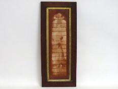 A Gothic style oak framed chromotype photo printed