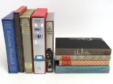 Nine books, eight Folio Society, five short story