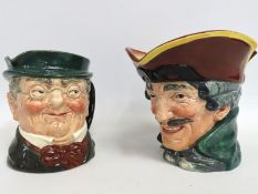 A Royal Doulton Dick Turpin character jug 160mm ta