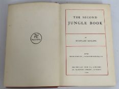 Book: 1910 edition The Second Jungle Book by Rudya