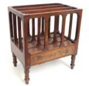 A 19thC. Canterbury, some trim in draw, some lost