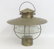 An early/mid 20thC. nautical lamp, 470mm drop x 43