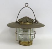 An early/mid 20thC. nautical lamp, 330mm drop x 30