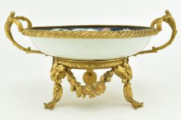 JAPANESE 19TH CENTURY ORMOLU MOUNTED IMARI BOWL