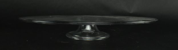 GEORGE III LATE 18TH CENTURY LOW GLASS TAZZA