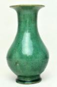 CHINESE 19TH CENTURY GREEN GLAZE CERAMIC VASE