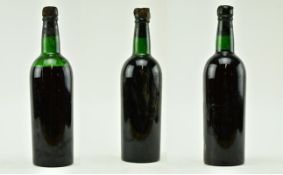 THREE BOTTLES OF WARRES VINTAGE PORT, 1963