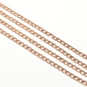 HALLMARKED 9CT ROSE GOLD NECKLACE CHAIN