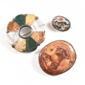 COLLECTION OF 19TH CENTURY SPECIMEN BROOCH PINS