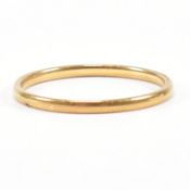 HALLMARKED 22CT GOLD BAND RING