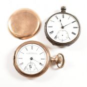 TWO POCKET WATCHES AF