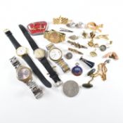 JW BENSON OF LONDON WRISTWATCH TOGETHER WITH X2 SEIKOS