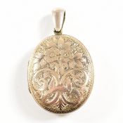 9CT GOLD BACK & FRONT LOCKET