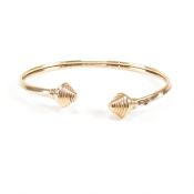 HALLMARKED 9CT GOLD TORQUE BANGLE