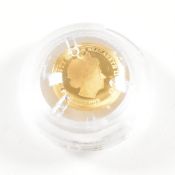 FABULA AURUM GOLD 2009 QUEEN ELIZABETH HALF CROWN