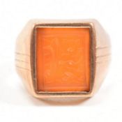 ROSE GOLD SIGNET SEAL RING