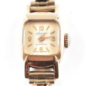 9CT GOLD ACCURIST LADIES DRESS - COCKTAIL WRISTWATCH
