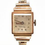 HALLMARKED SWISS 18CT GOLD LADIES DRESS WATCH
