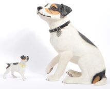 CONTEMPORARY LENARDO COLLECTION RESIN JACK RUSSELL DOG