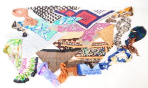 COLLECTION OF VINTAGE SCARVES & HANKERCHEIF - RICHARD ALLEN