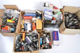 A LARGE COLLECTION OF VINTAGE GLASS RADIO VALVES