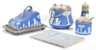 COLLECTION OF WEDGWOOD JASPERWARE CERAMIC ITEMS