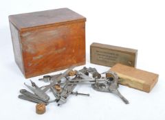 MID CENTURY DRAUGHTMANS TOOLS - MOORE & WRIGHT