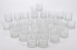 RAVENHEAD ENGLAND - SET OF 36 OLYMPIAD PATTERN DRINKING TUMBLERS