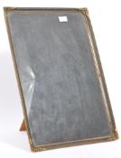 LARGE EARLY 20TH CENTURY FRENCH GILT METAL FRAME