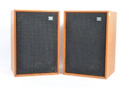 PAIR OF MID 20TH CENTURY 1970S WHARFDALE TABLE TOP SPEAKERS