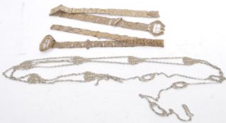 COLLECTION OF 19TH CENTURY & LATER CHANTELAINE BELTS