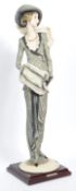 CONTEMPORARY ART DECO LADY FIGURINE BY GIUSEPPE ARMANI
