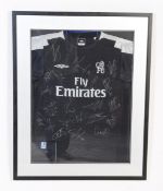 CHELSEA UNITED F.C 2004-2005 AUTOGRAPHED MED FOOTBALL T-SHIRT
