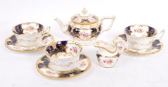 EARLY 20TH CENTTURY COALPORT BATWING TEA SET