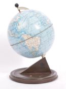 MID CENTURY 1950S TABLE TOP WORLD GLOBE
