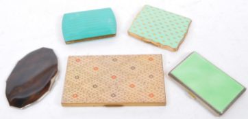 COLLECTION OF VINTAGE CIGARETTE CASES & COMPACTS